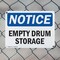 Signmission Empty Drum Storage Area, 14 in W x Rectangle, Plastic OS-2PACK-NS-P-1014-L-15619 - alternate 8